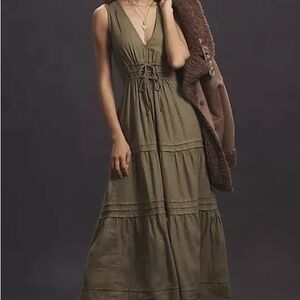 The Somerset Maxi Dress: Linen Ties Edition